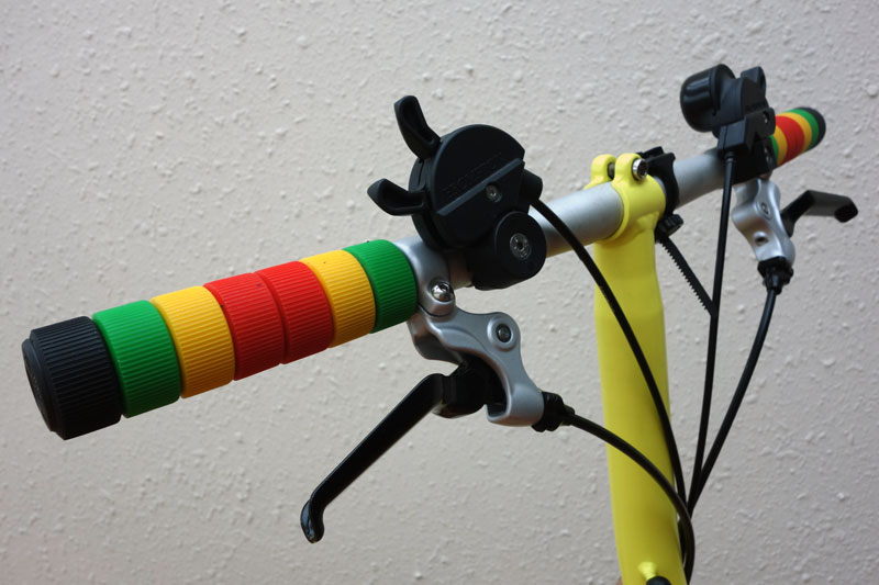 This Brompton owner had updated the brakes lever to the latest model as well.